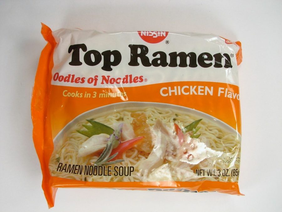 Chicken flavor Top Ramen 
