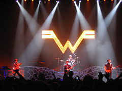 Weezer playing in Japan in support of their 2005 release Make Believe