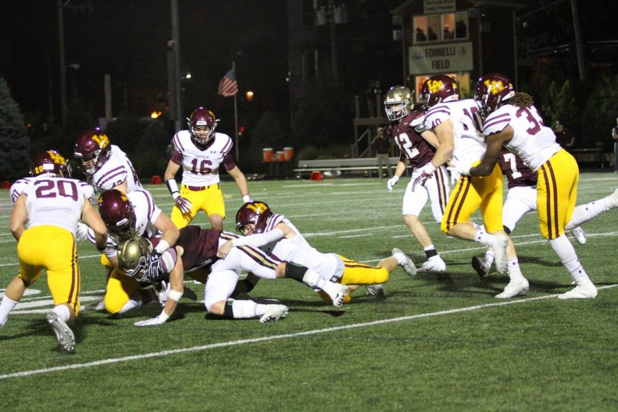 Last year Loyola's defense wrapped up the Ignatian Wolfpack. The Ramblers expect the same results this year. 