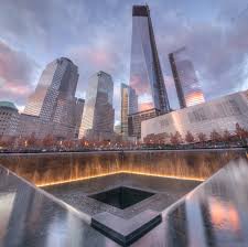 A picture of the beautiful 9/11 memorial in New York.  America needs to do more to honor the events of 9/11.