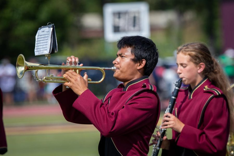 The band adds extra energy to football games. This week, theyll showcase their skills at their Fall Concert.
