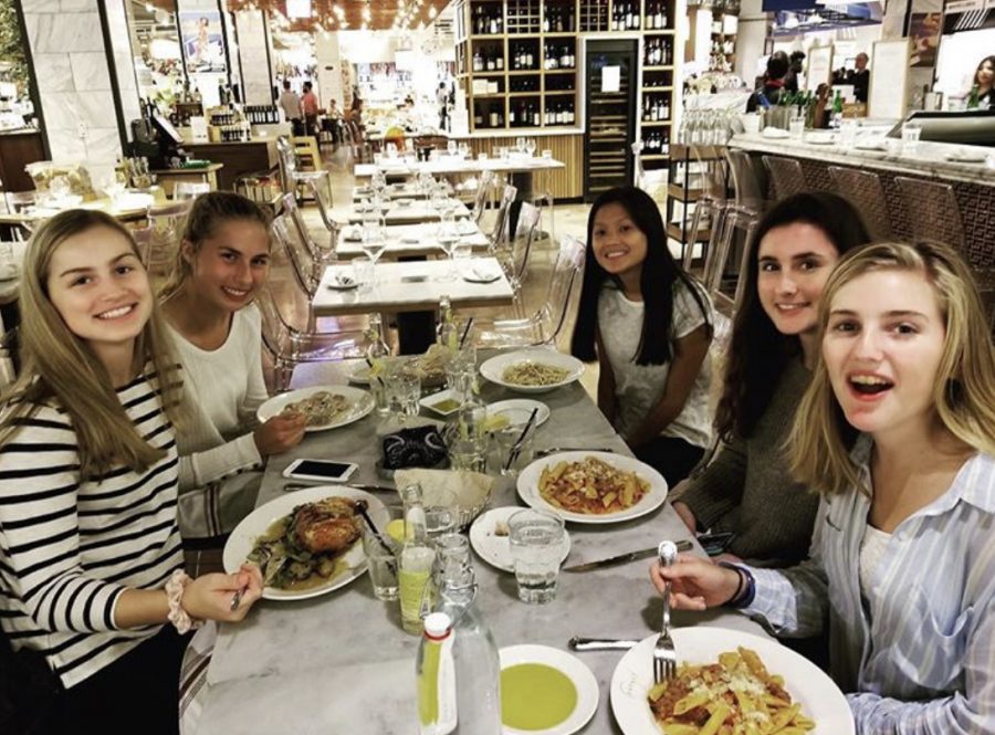 Classics Club members enjoy their 2018 Eataly trip.