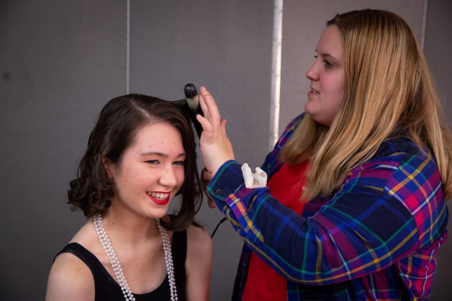 Hair and make-up were just one of the many pieces of a successful show.