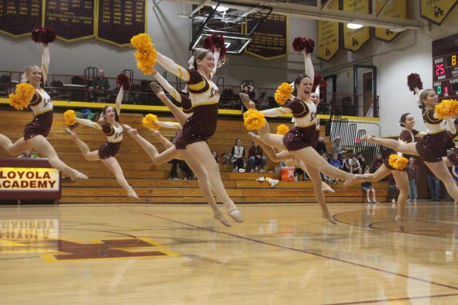 Maroon Ramblerettes participate in competition as they work towards State. The team took second place at the CLDC on Sat, Jan 19. 