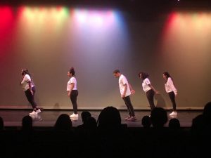 Dance students perform their interpretations of popular songs at this years Dance Jam. 