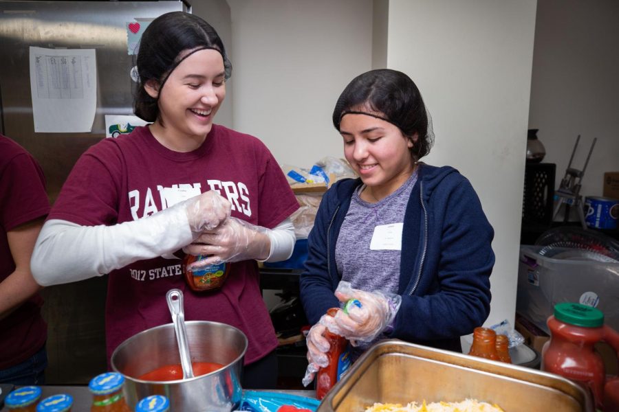 Last year, Ramblers helped out at a local kitchen for the Jesuit Day of Service. If you are interested in new service opportunities, a Service Learning class might be a good option. 