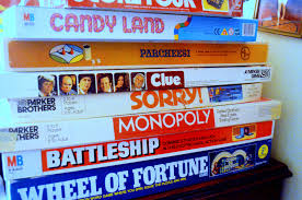 Dig into the closet of board games to help have fun while stuck inside. 