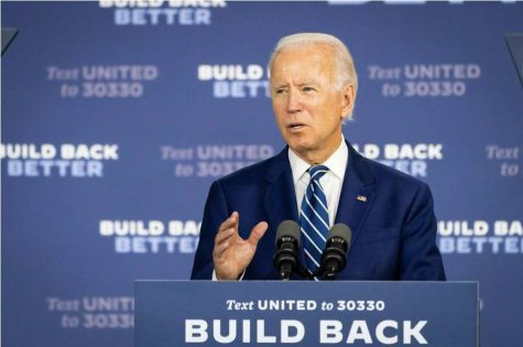 Biden promotes his Build Back Better plan to the country. 