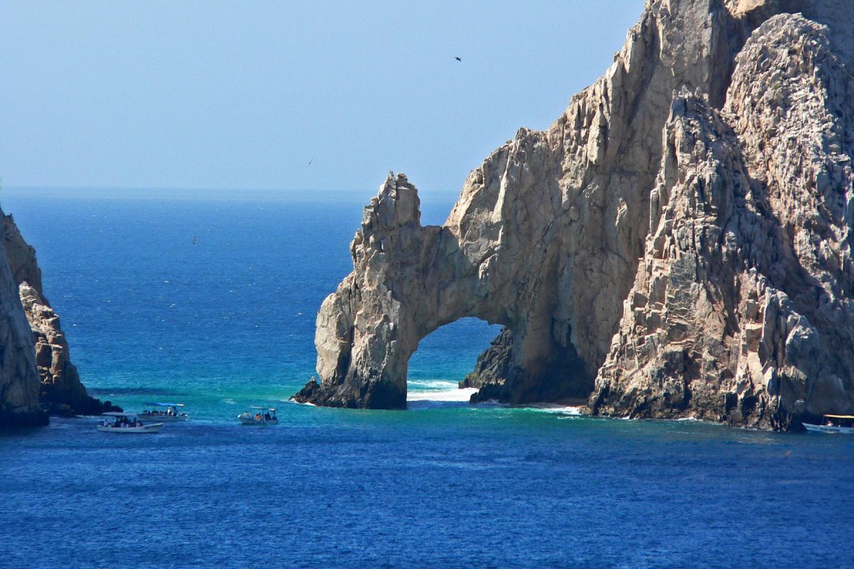 Cabo San Lucas, Mexico, a very popular spring break destination. 