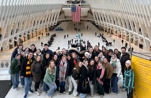 The Dumbach Scholars trip to New York City over President's Day weekend! 