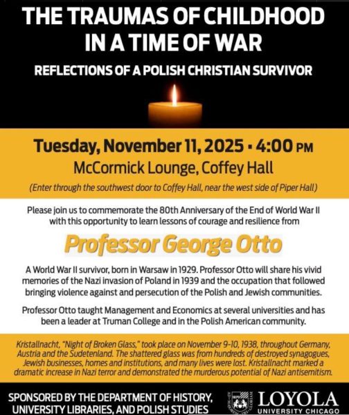World War II Survivor Shares His Story at Loyola University